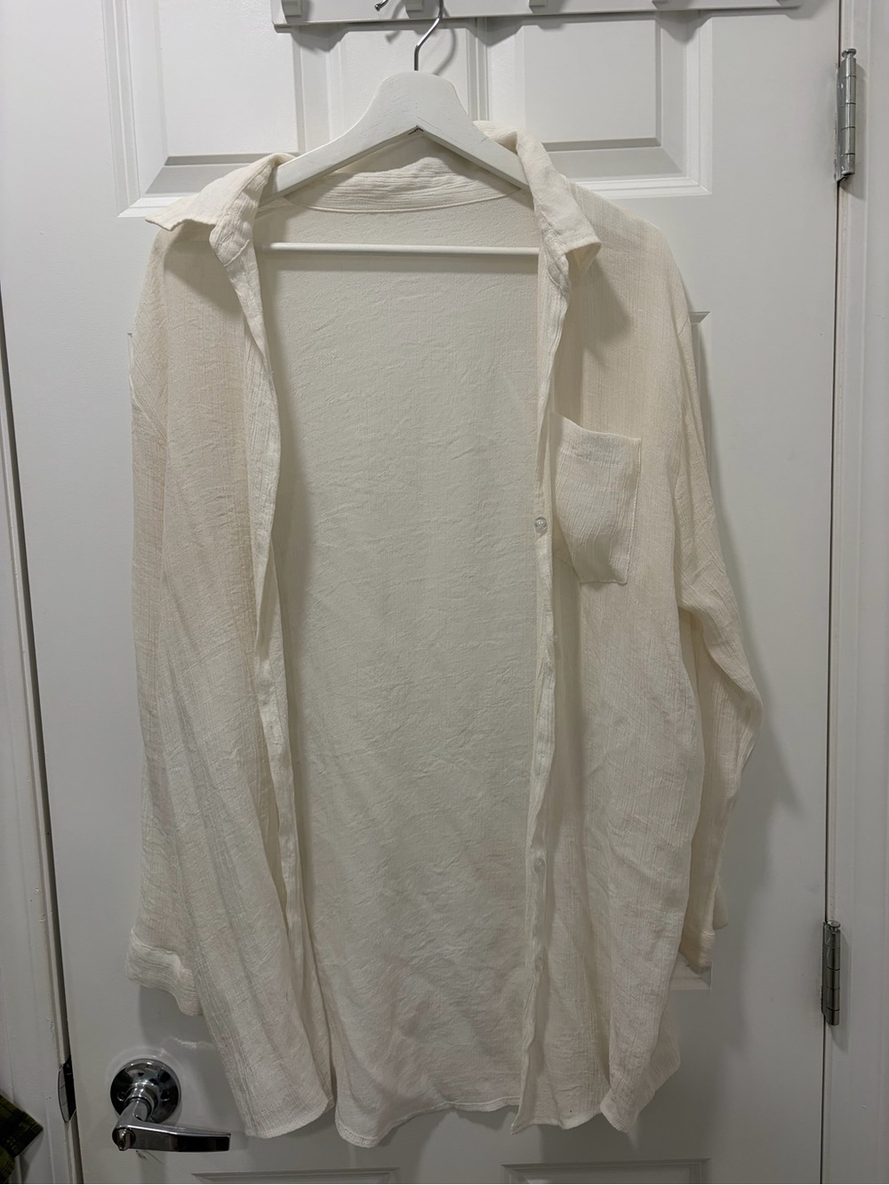 Lightweight Cream Bikini Cover-Up